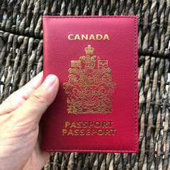 Canadian Passport Cover Protector Pu Leather