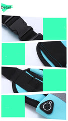Multifunctional Sports Waist Pack USB Belt Bag Waterproof Phone Pouch