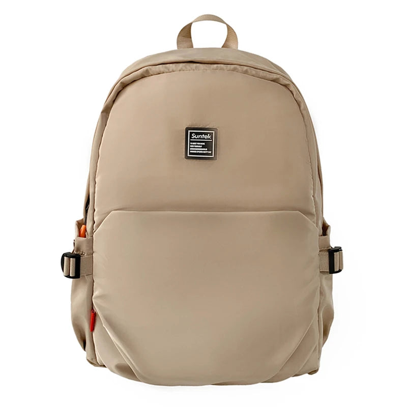 Large Capacity Beige Travel Backpack