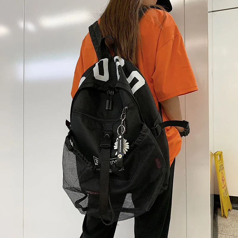 College Basketball Bag Schoolbag Student Travel Backbag
