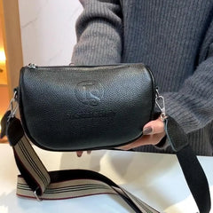 Casual Vintage Leather Crossbody Handbag for Women