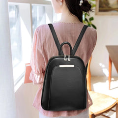 Women's Pu Leather Backpack School Shoulder Bag Travel Leisure Backpacks