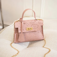 Mini Kelly Bag Pu Messenger Bag Crossbody Totes Shoulder Handbag