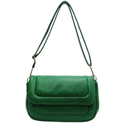 Soft Pu Leather Crossbody Bag for Women Solid Handbags