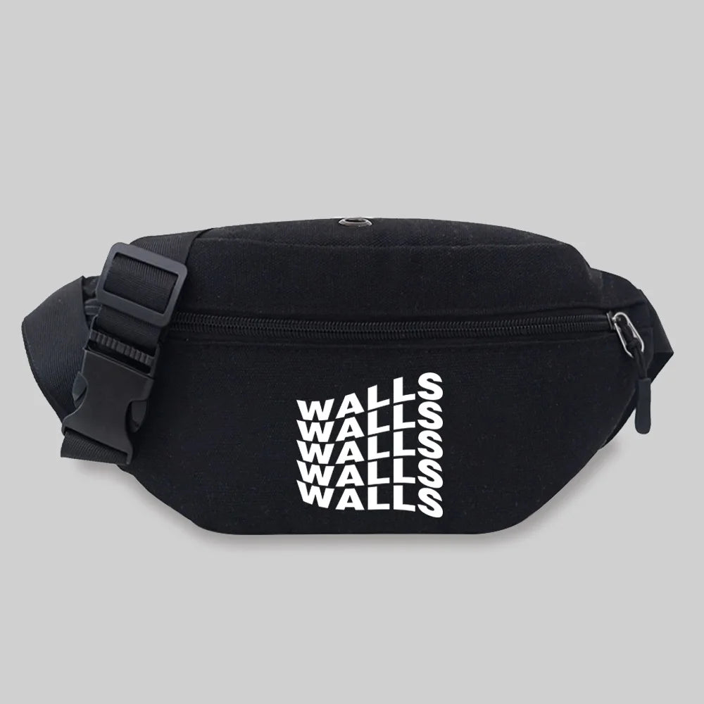 Pattern Waist Bag Chest Bag Unisex Student Printing Leisure Sports Fanny Pack