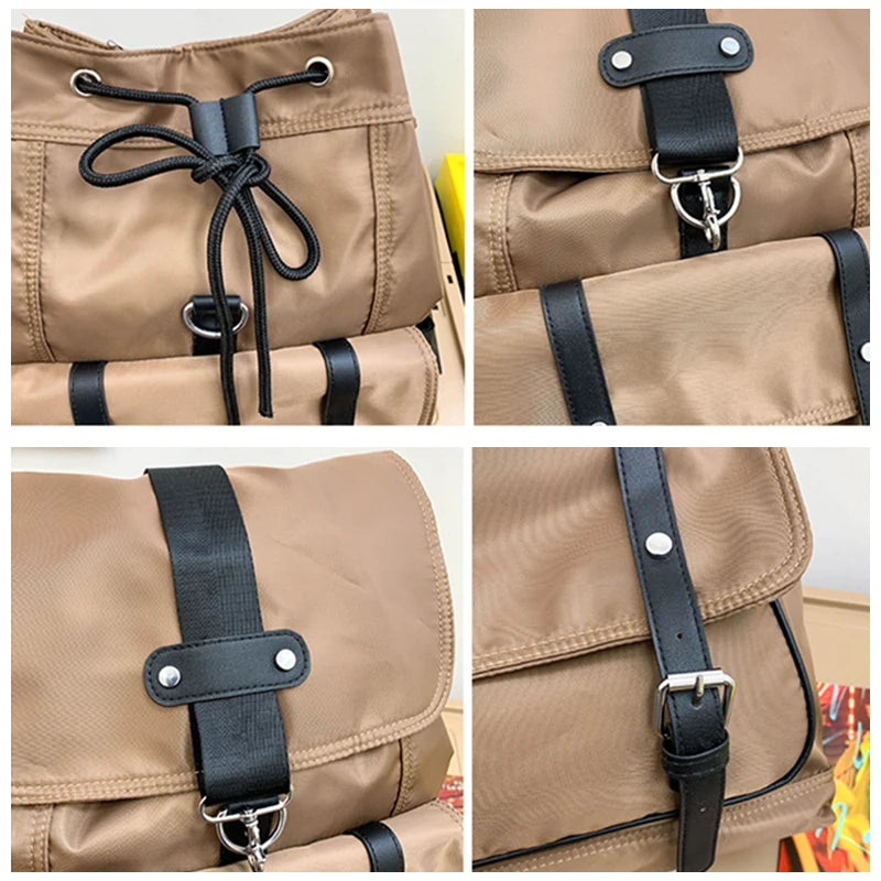 Trending Men Women Backpack Large Capacity Street Youth Backbag