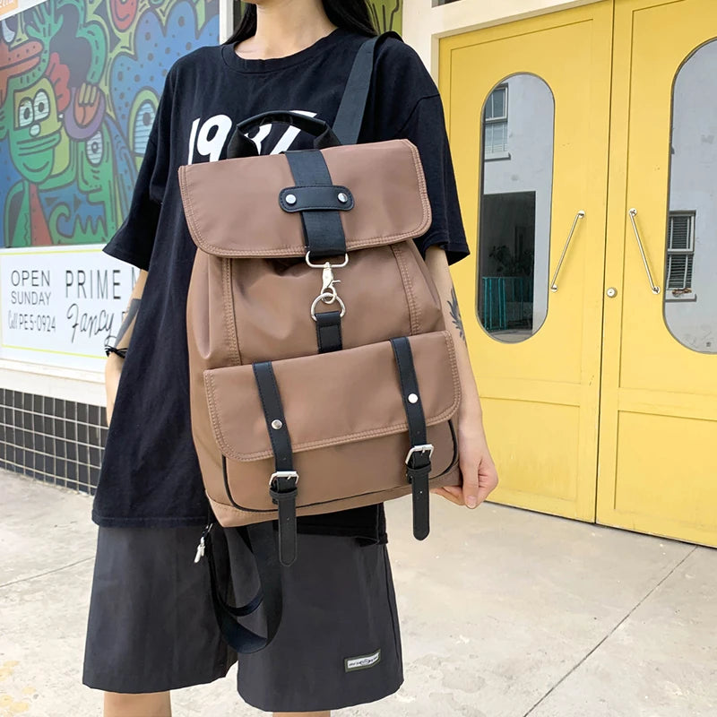Trending Men Women Backpack Large Capacity Street Youth Backbag
