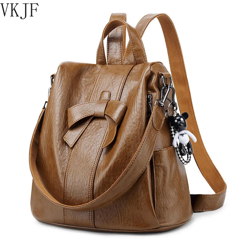 Anti-theft Bow Backpack Travel Bag Spring Summer