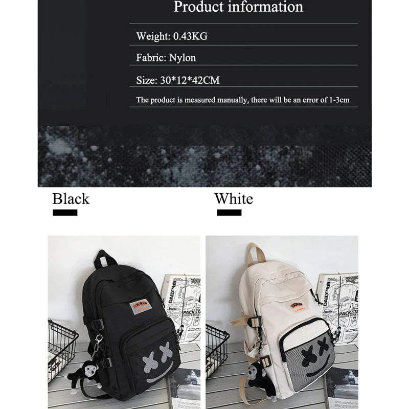 Waterproof Backpack Style Large Shoulder Bag for College Students