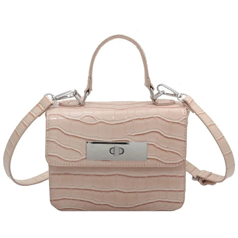 Crocodile Pattern Messenger Women Handbag