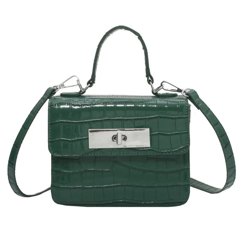 Crocodile Pattern Messenger Women Handbag