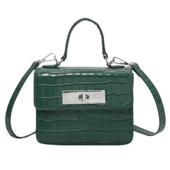 Crocodile Pattern Messenger Women Handbag