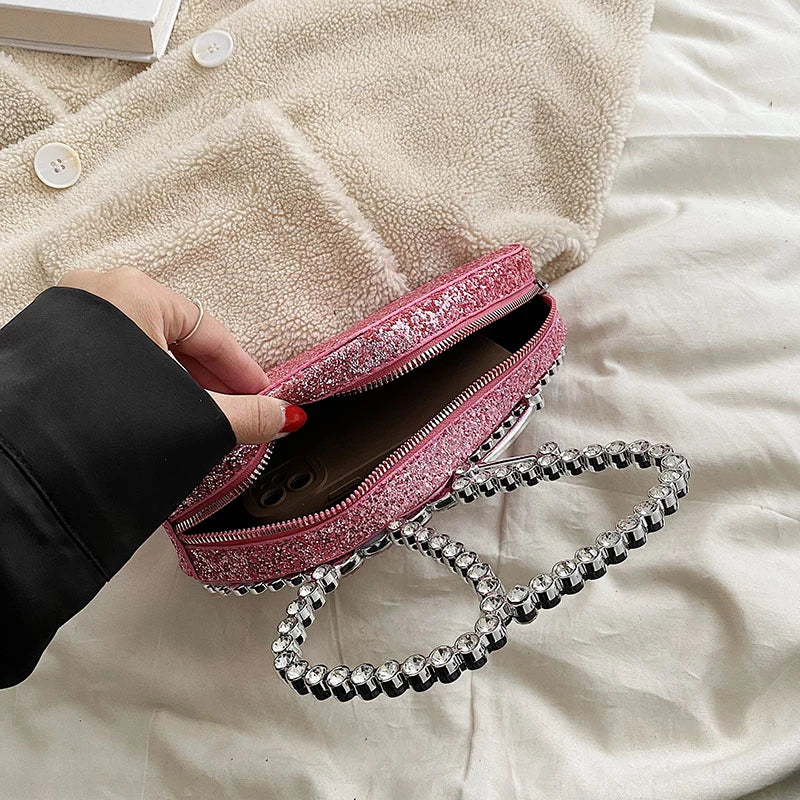 Shine Butterfly Evening Bags Clutch for Women