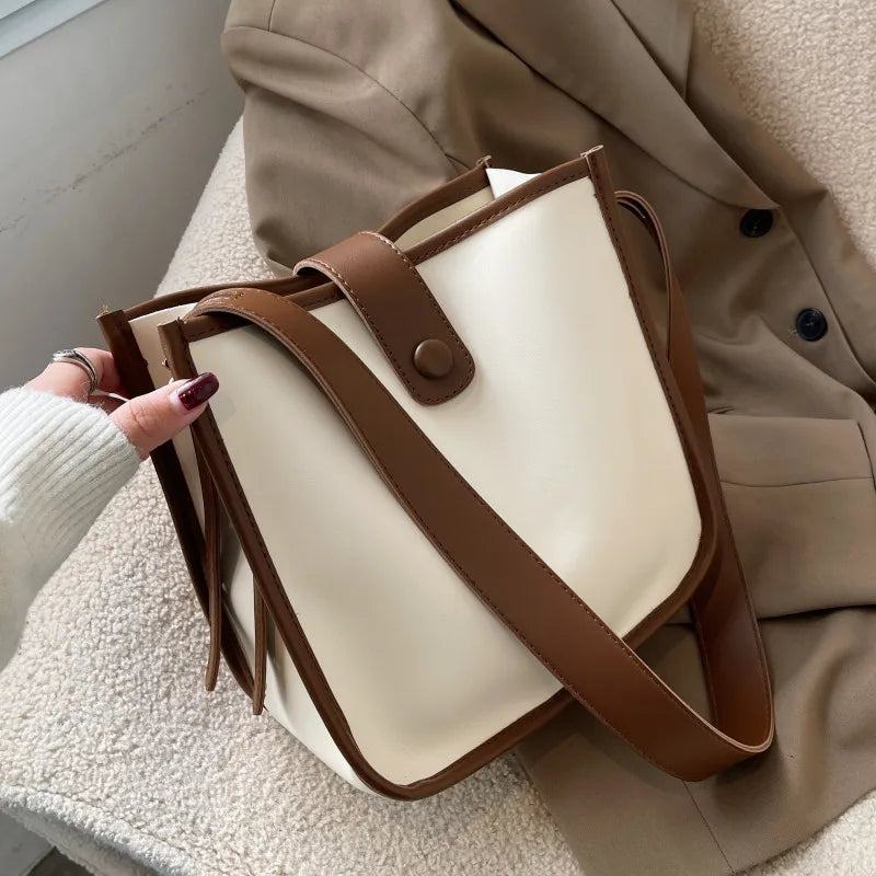 Soft Leather Crossbody Bag All Match Messenger Bag Solid Ladies Handbags