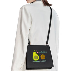 Avocado Pattern Series Women's Shoulder Bag Diagonal High-quality Handbag