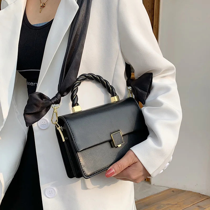 Small Square Shoulder Bag for Women Crossbody Bag Casual Style