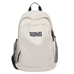 Girl Pink Waterproof Travel School Bag Lady High Capacity Backpack