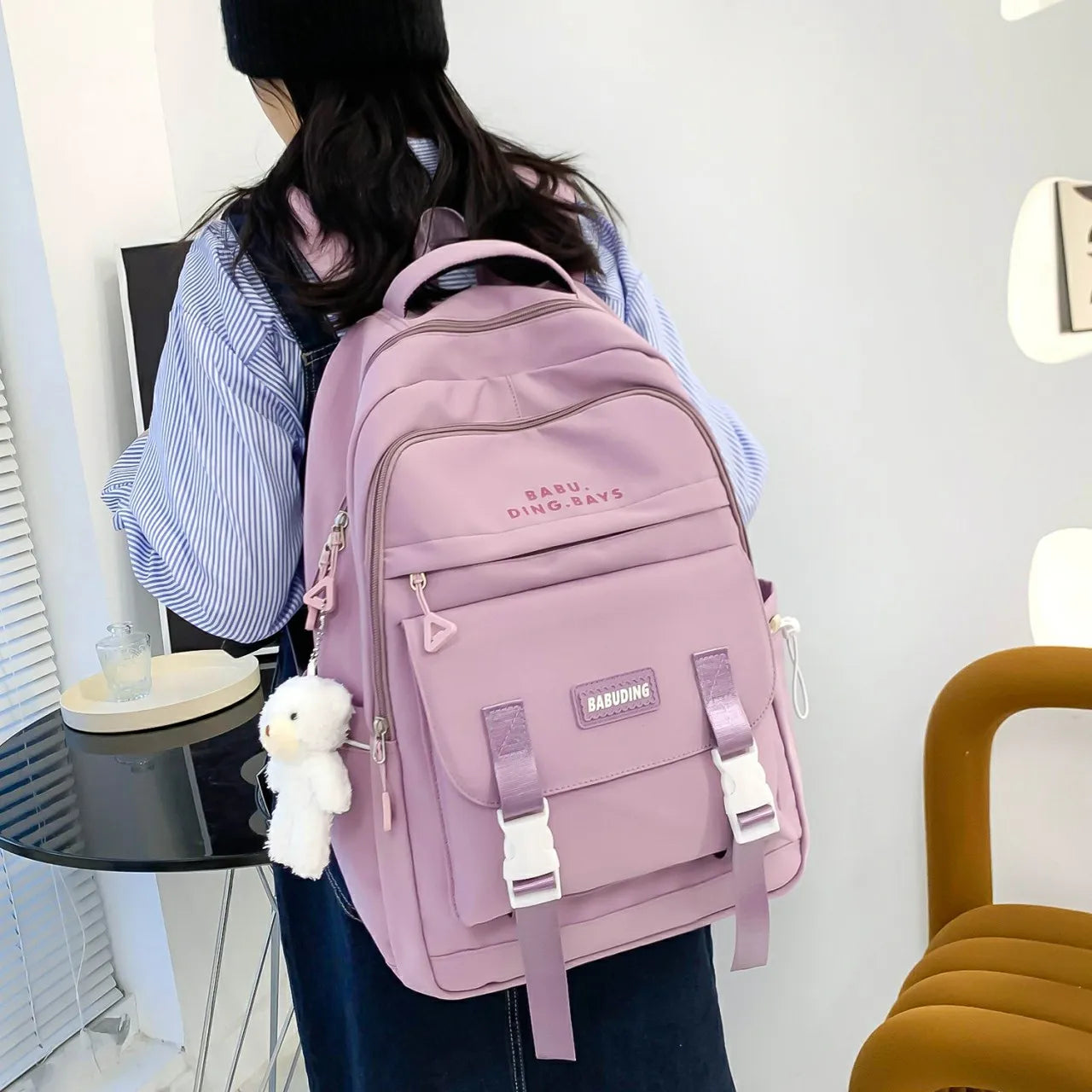 Lady Student Bag Female Laptop Leisure College Backpack