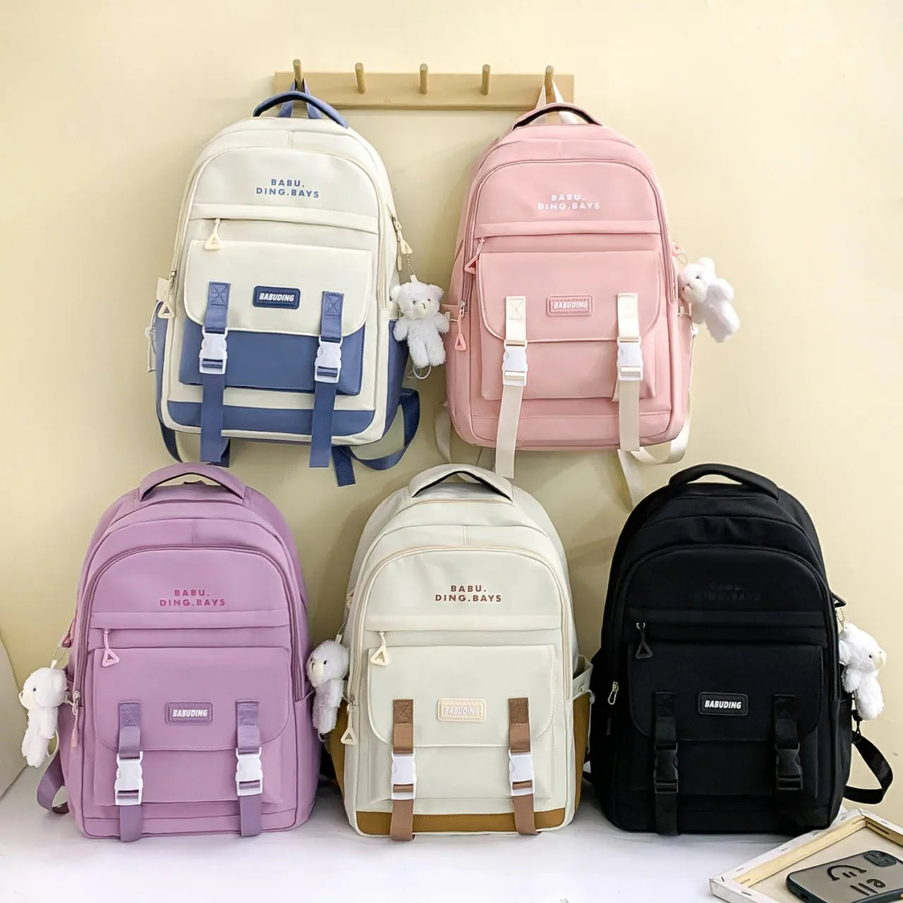 Lady Student Bag Female Laptop Leisure College Backpack