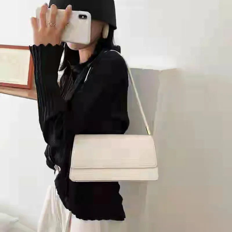 Crocodile Small Square Bag, Shoulder Handbag, Women's Messenger, Shopping Purse