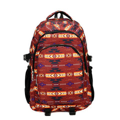 Teenagers Travel School Backpack Nylon High Capacity Zippered Bag