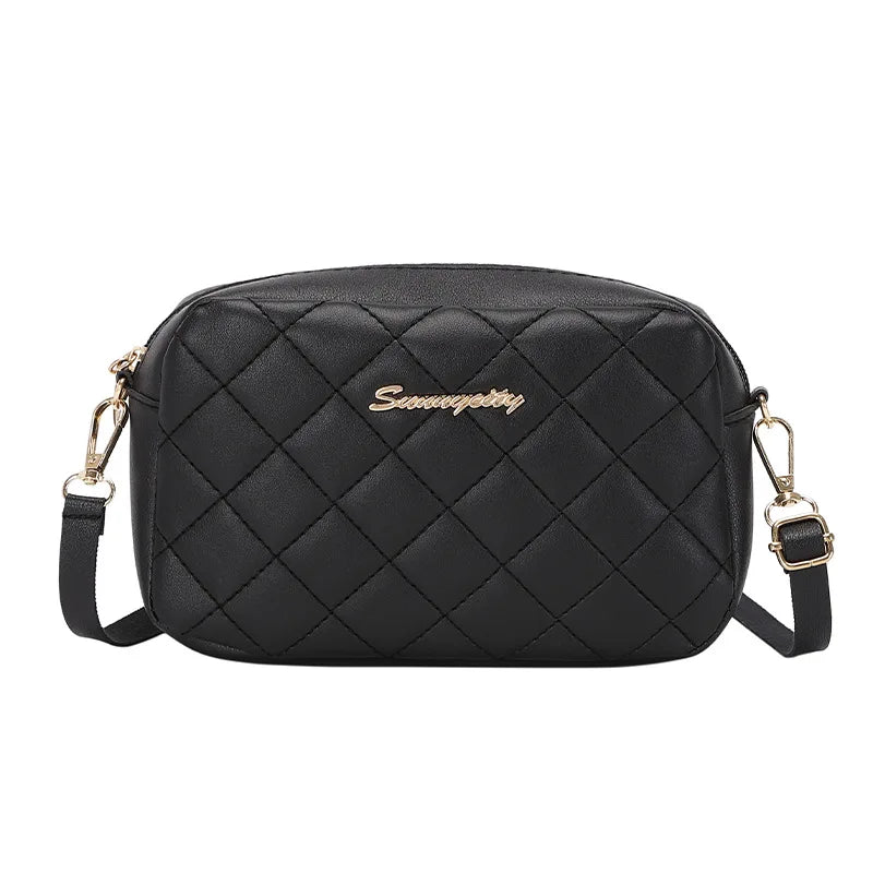 Lingge Square Camera Bag Female Shoulder Bag