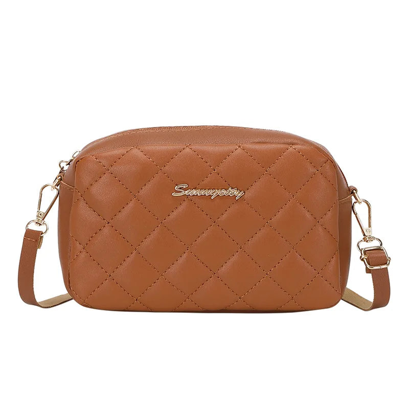 Lingge Square Camera Bag Female Shoulder Bag