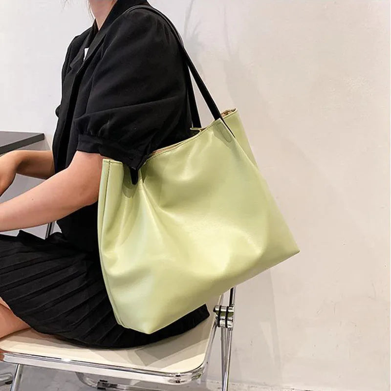 Wild Texture Totes Bag Shoulder Bags Large Capacity