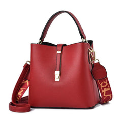 Stone Pattern Bucket Bag Casual Shoulder Messenger Bag