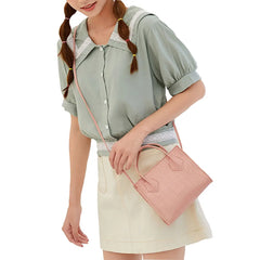 Women Crocodile Pattern Crossbody PU Handbags 6 Colors