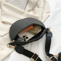 Women's Waist Bag Chest Bag PU Leather Fanny Pack 2Piece Messenger Shoulder Bag