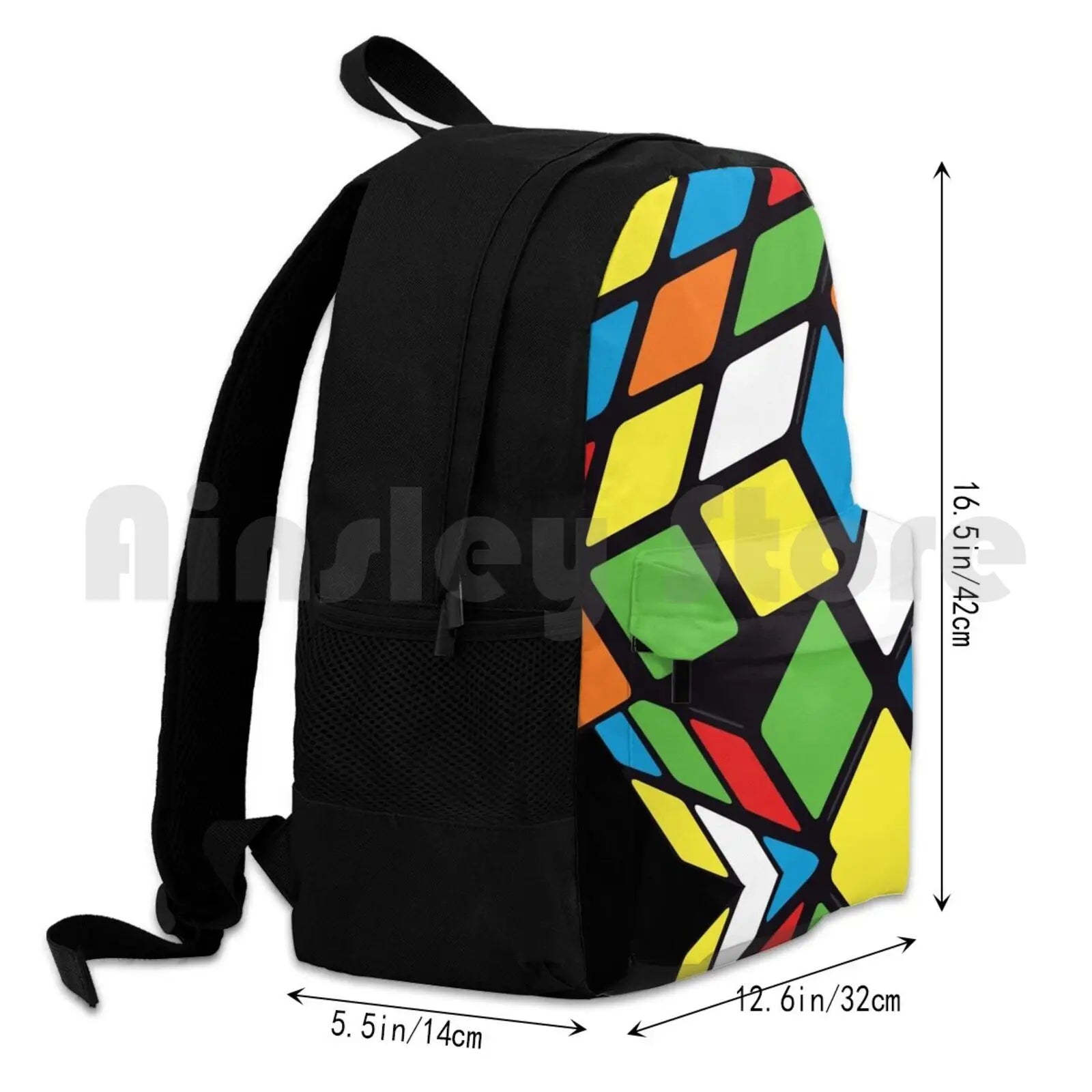 Twisting Cube Hiking Backpack Waterproof Camping Travel