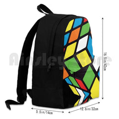 Twisting Cube Hiking Backpack Waterproof Camping Travel