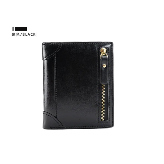 Two Fold Woman Wallet Lady Card Holder Small Purse Student Coin Wallet