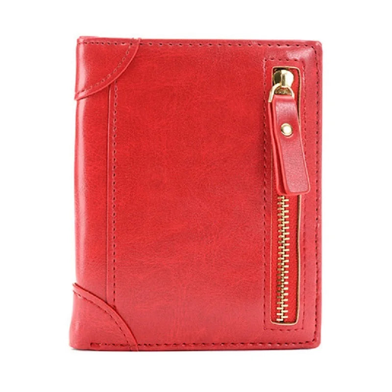 Two Fold Woman Wallet Lady Card Holder Small Purse Student Coin Wallet