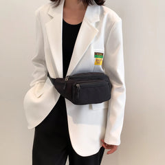 Women's Two Layer Waist Bags for Travel