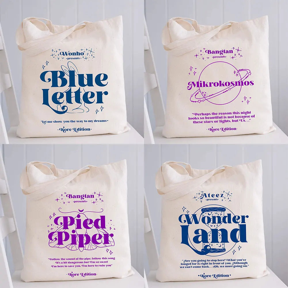 Hour Tote Bag Canvas Shopping Bags for Boutique
