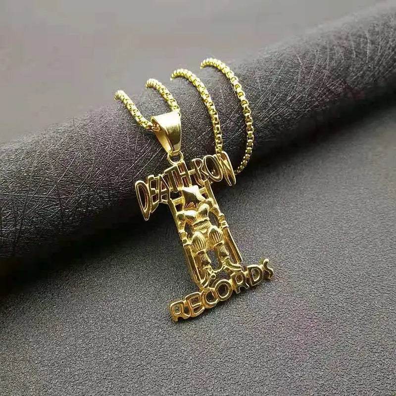 Men's Titanium Steel Prisoner Necklace Pendant