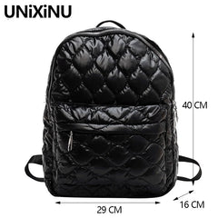 Women's Winter Backpack Large Capacity Travel Rucksack Bag