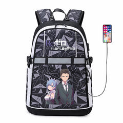 Anime Re:Life in A Different World Zero Reflective Backpack