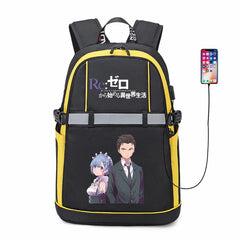 Anime Re:Life in A Different World Zero Reflective Backpack