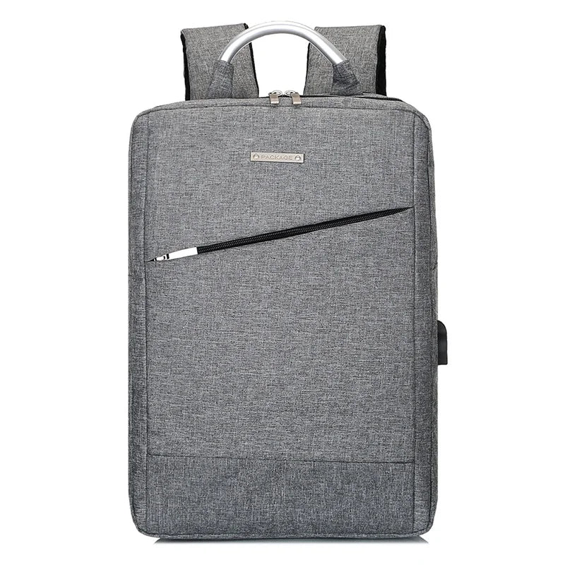 USB Charging Backpack Waterproof Business Laptop Rucksack
