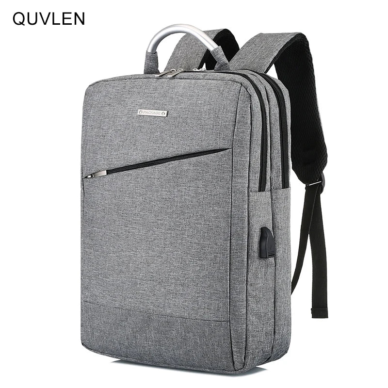 USB Charging Backpack Waterproof Business Laptop Rucksack