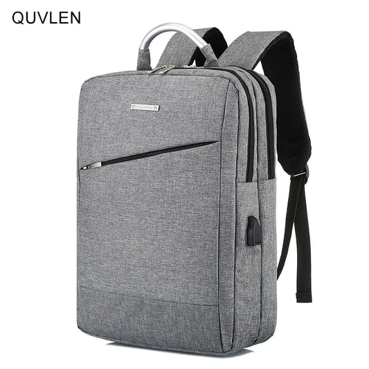 USB Charging Backpack Waterproof Business Laptop Rucksack