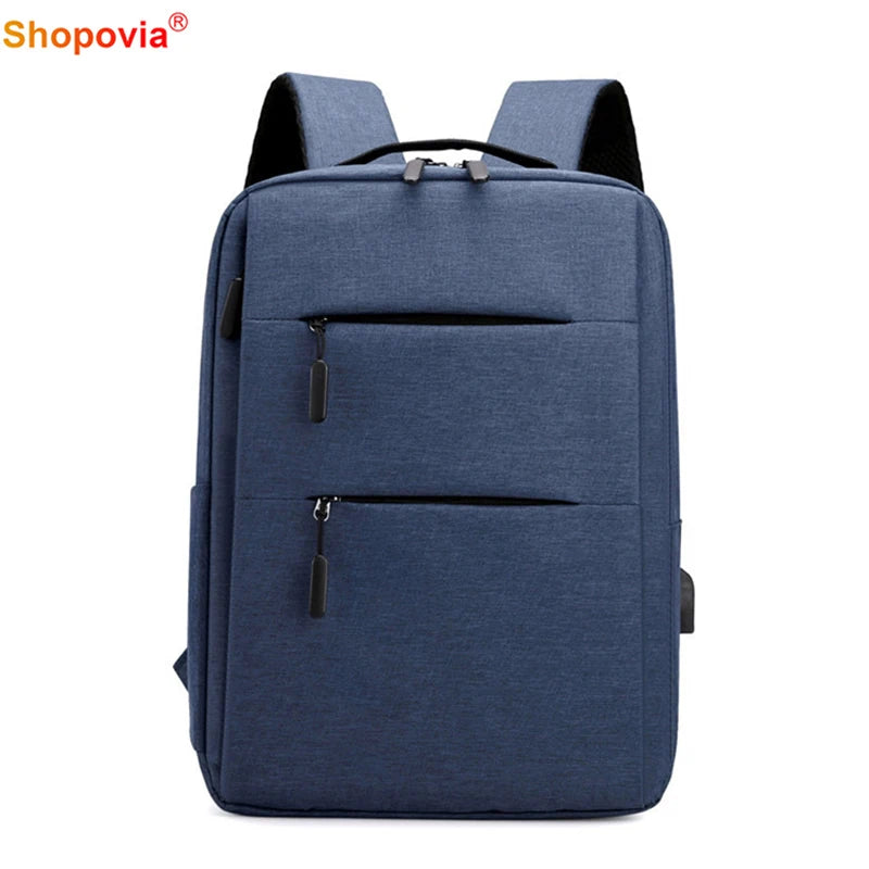 USB Charging Men's Backpack Waterproof Business Laptop Backpack