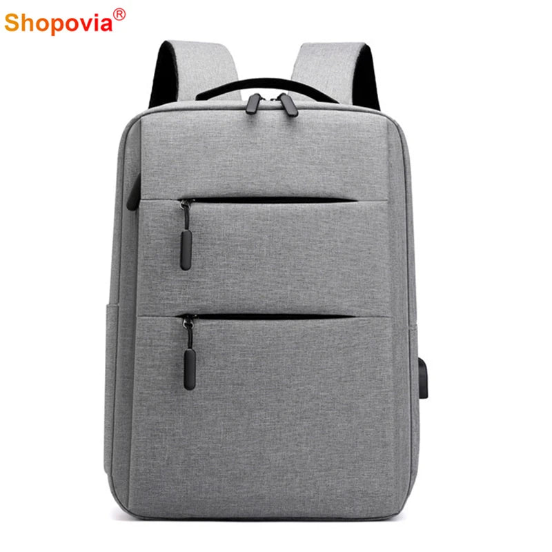 USB Charging Men's Backpack Waterproof Business Laptop Backpack