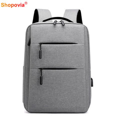 USB Charging Men's Backpack Waterproof Business Laptop Backpack