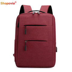 USB Charging Men's Backpack Waterproof Business Laptop Backpack