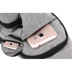 Waterproof USB Charging Shoulder Bag