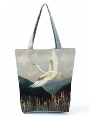 Ukiyo-e Tote Bags Eco Shopping Bag Retro Organizers